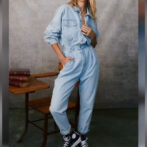 12th Tribe Hendrix Denim Jumpsuit